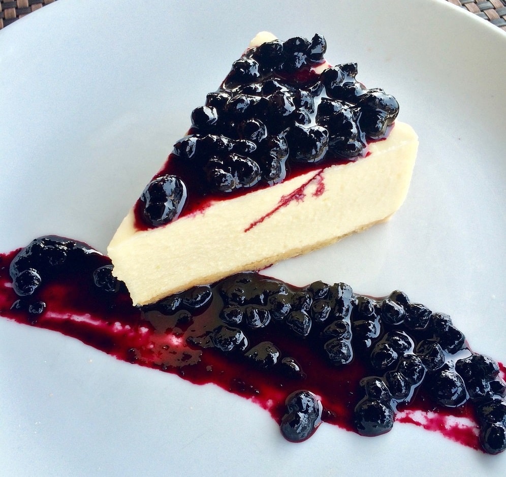 Blåbärscheesecake