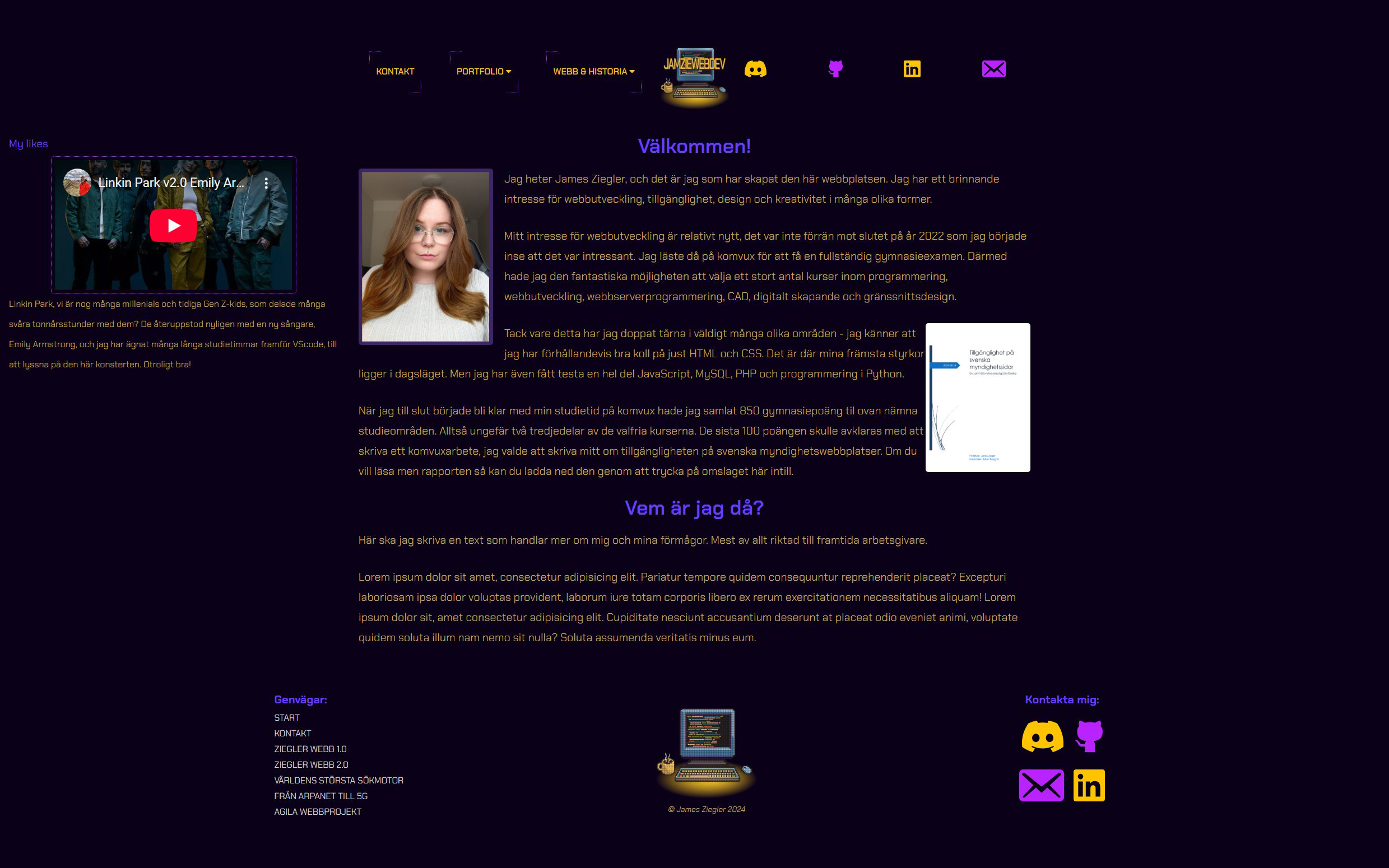 Jamziewebdev 1.0 Screenshot